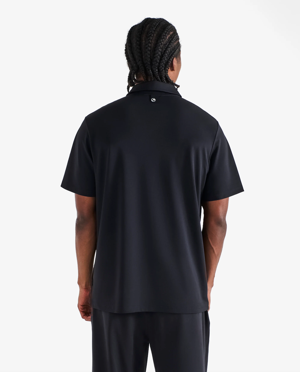 MALBON FAIRWAY POLO | BLACK