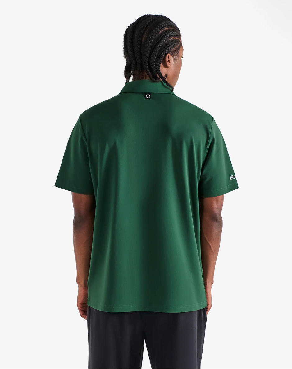 MALBON FAIRWAY BALDWIN POLO | FOREST