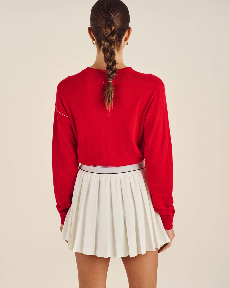 MALBON EVELYN SKIRT | OFF WHITE
