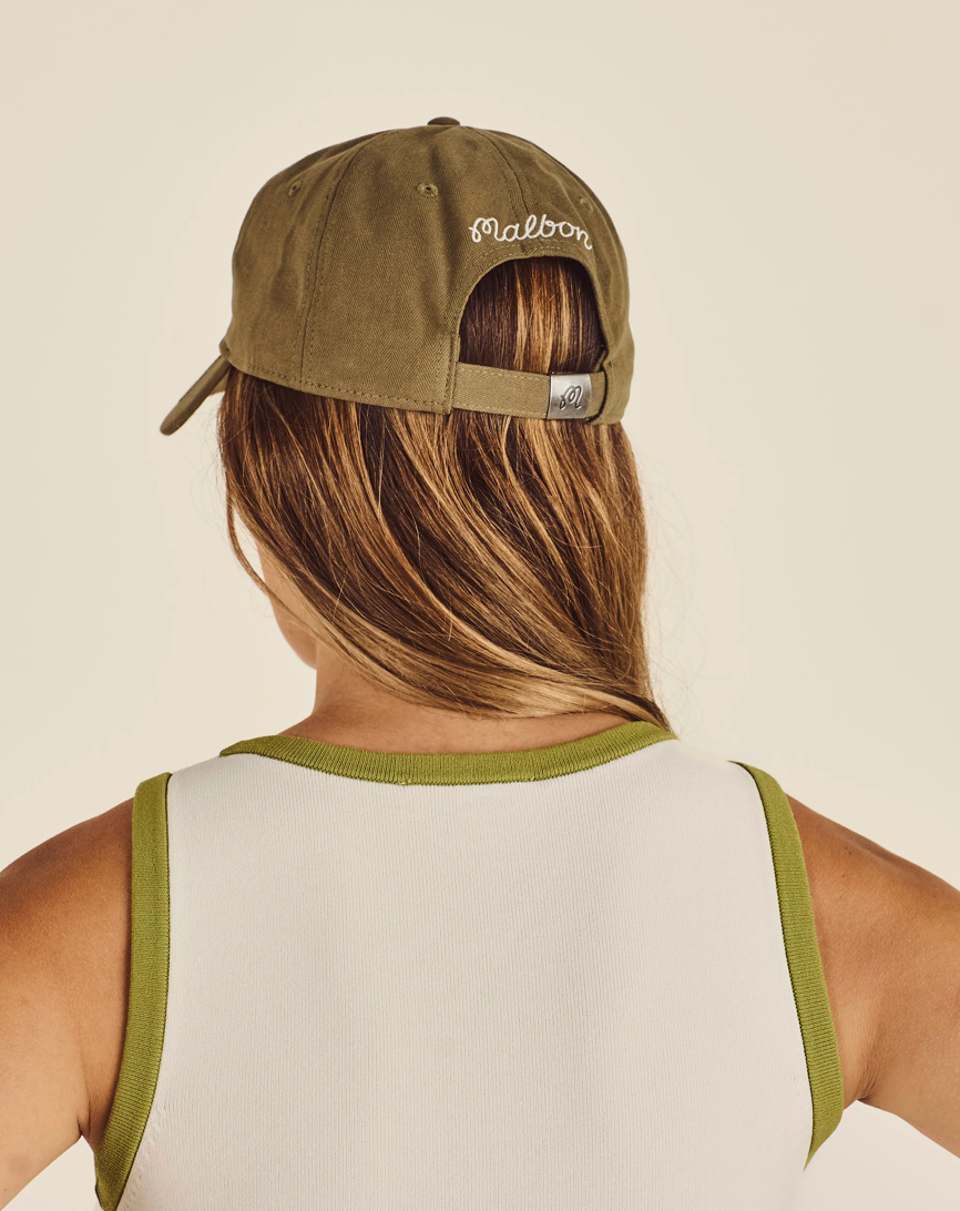 MALBON RUMI DAD HAT | MILITARY GREEN