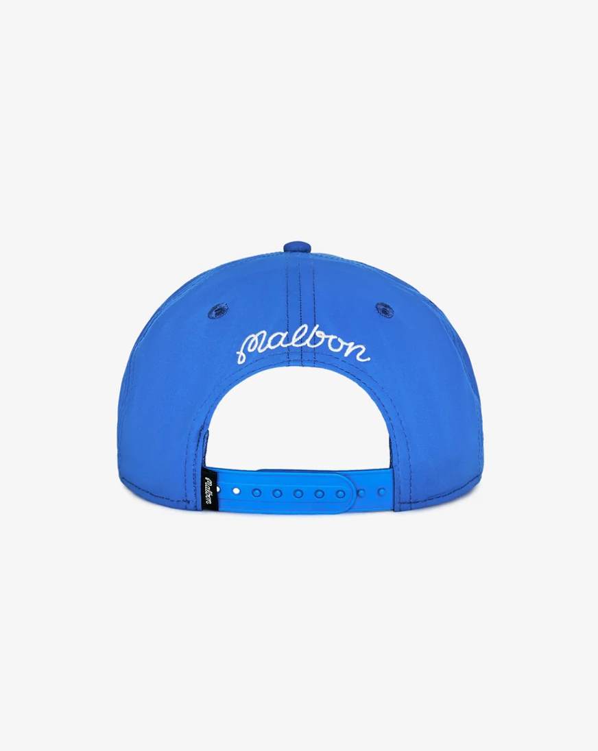 MALBON M CHAIN STITCH SNAPBACK | IMPERIAL BLUE