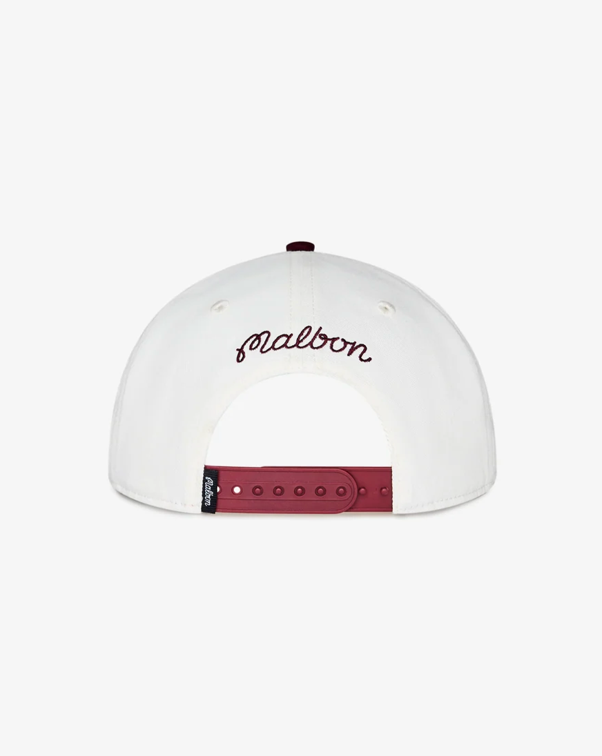 MALBON PALMA DRIVE SNAPBACK | WHISPER WHITE