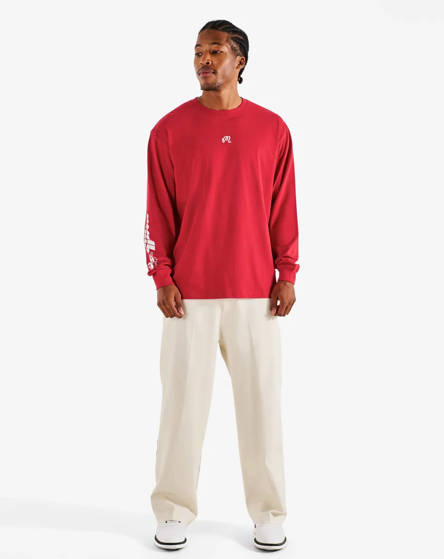 MALBON MOUNTAIN GORSE TEE | SCARLET