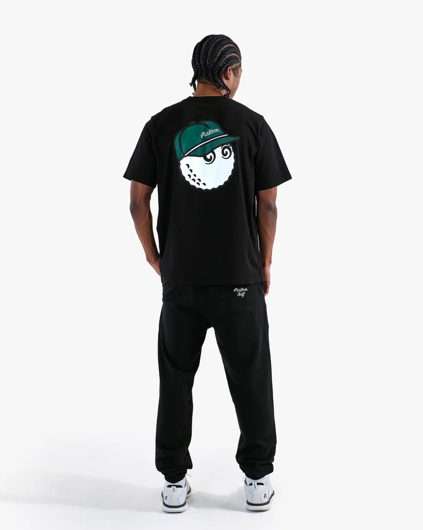 MALBON BERMUDA BALDWIN TEE | BLACK