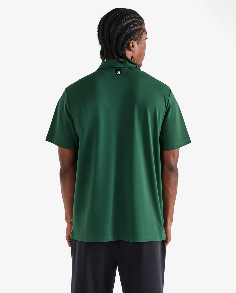 MALBON FAIRWAY POLO | FOREST