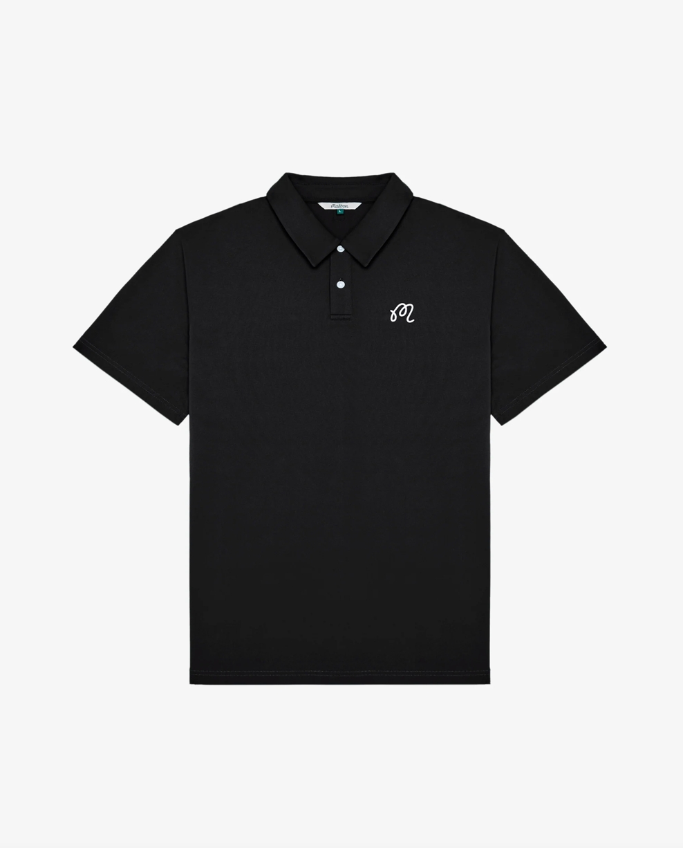 MALBON FAIRWAY POLO | BLACK