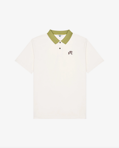 MALBON FAIRWAY HEX POLO | IVORY