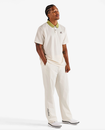 MALBON FAIRWAY HEX POLO | IVORY