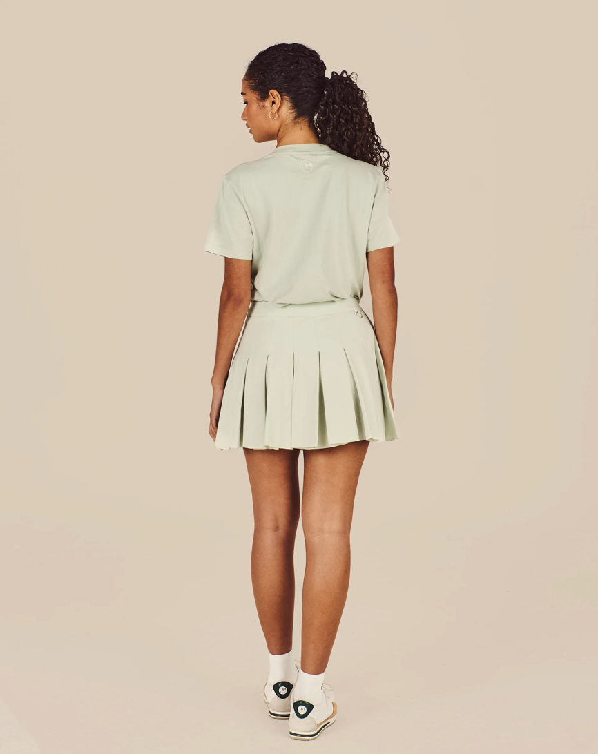 MALBON ESPERANZA SKIRT | GREEN TINT