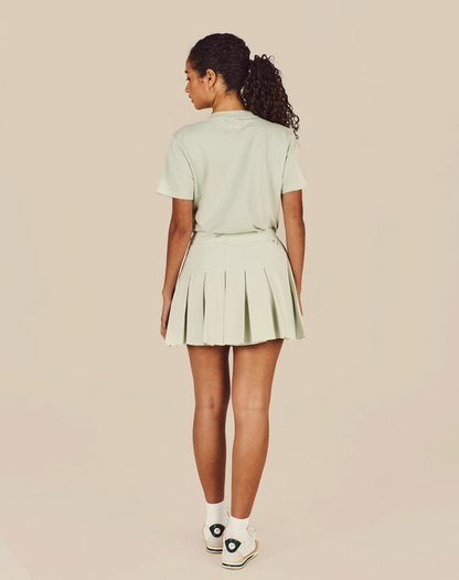 MALBON ESPERANZA SKIRT | GREEN TINT