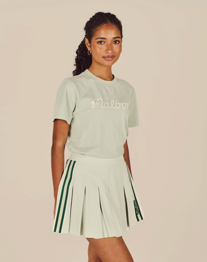 MALBON ESPERANZA SKIRT | GREEN TINT