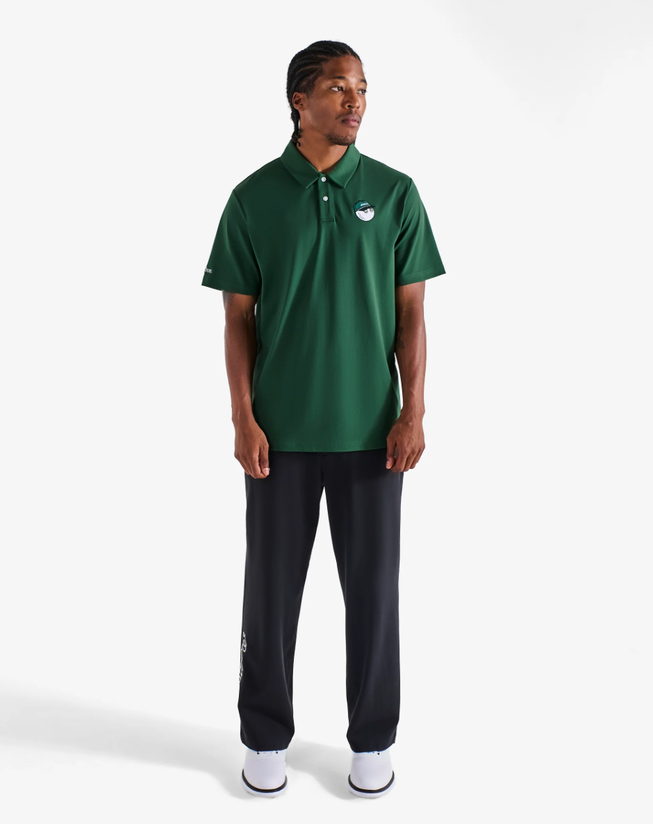 MALBON FAIRWAY BALDWIN POLO | FOREST