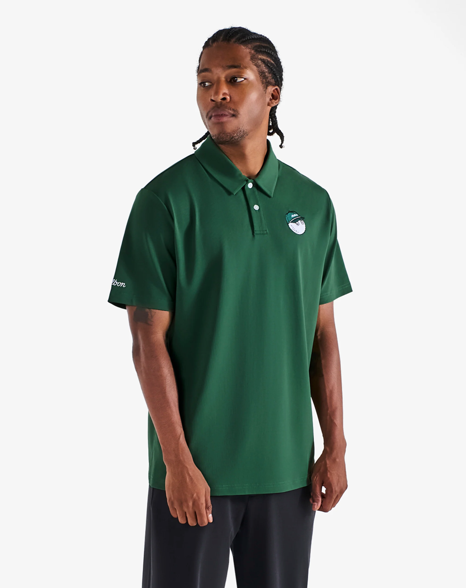 MALBON FAIRWAY BALDWIN POLO | FOREST
