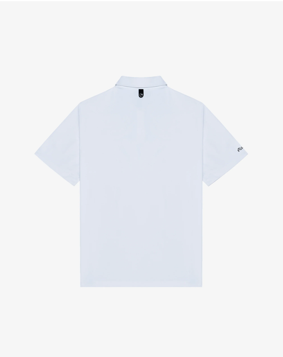 MALBON FAIRWAY BALDWIN POLO | WHITE