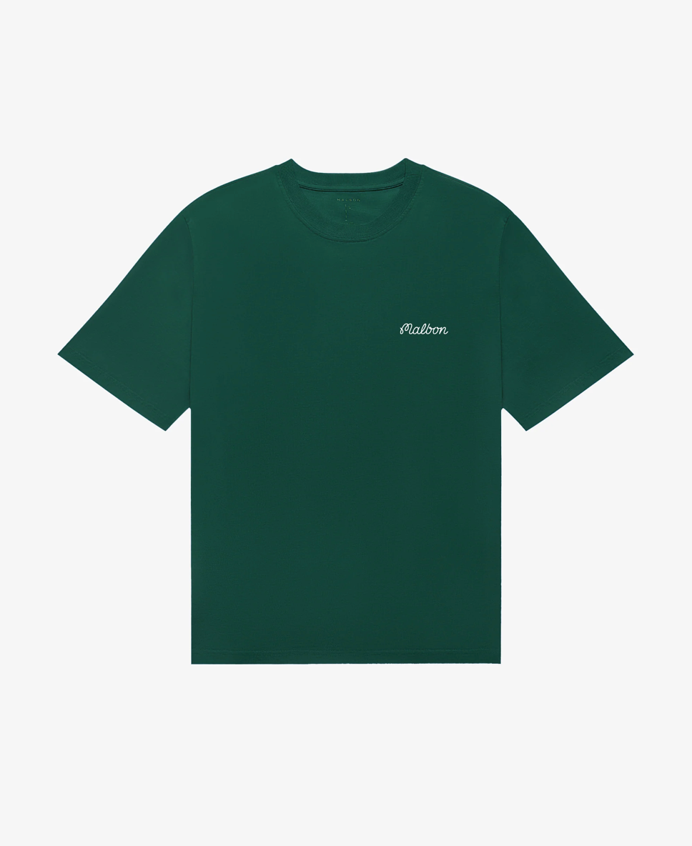 MALBON BERMUDA BALDWIN TEE | FOREST