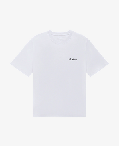 MALBON BERMUDA BALDWIN TEE | WHITE