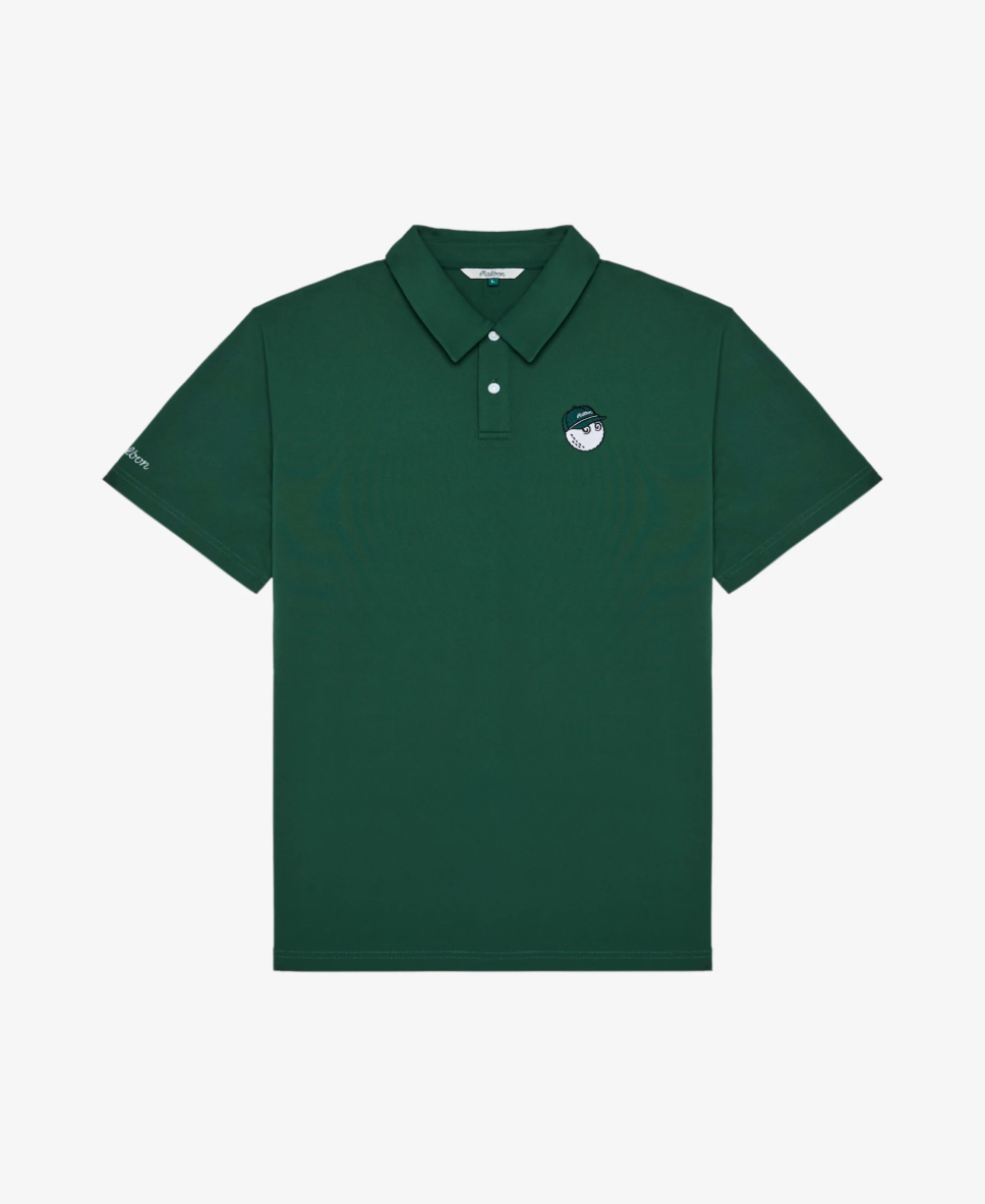 MALBON FAIRWAY BALDWIN POLO | FOREST