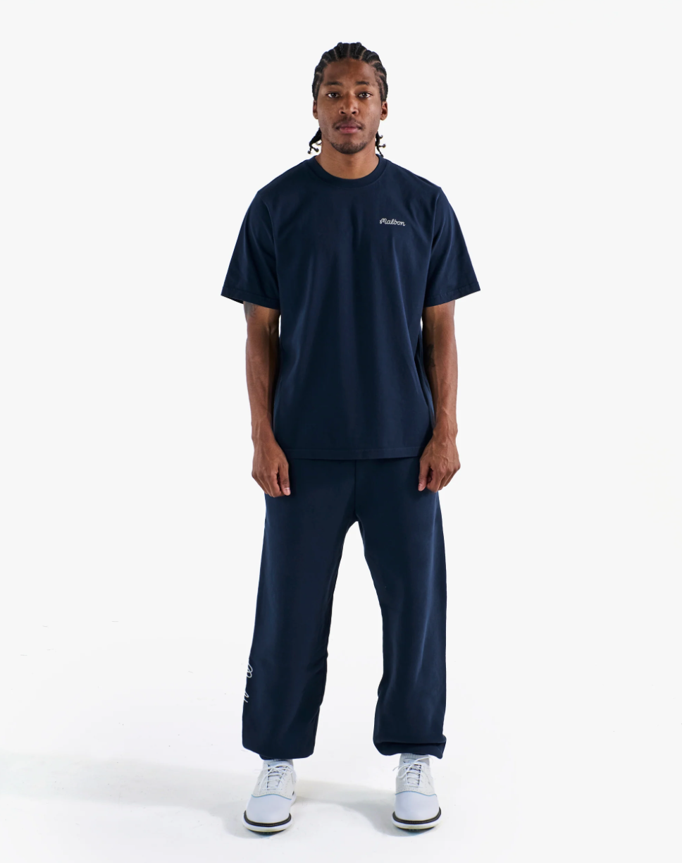 MALBON BERMUDA BALDWIN TEE | NAVY