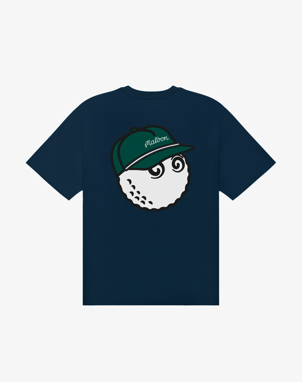 MALBON BERMUDA BALDWIN TEE | NAVY