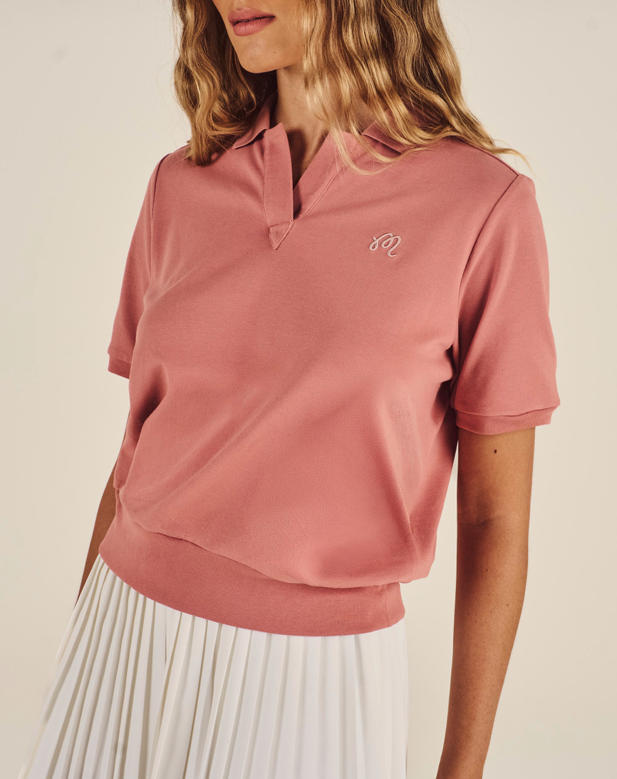 MALBON KIN POLO | OLD ROSE