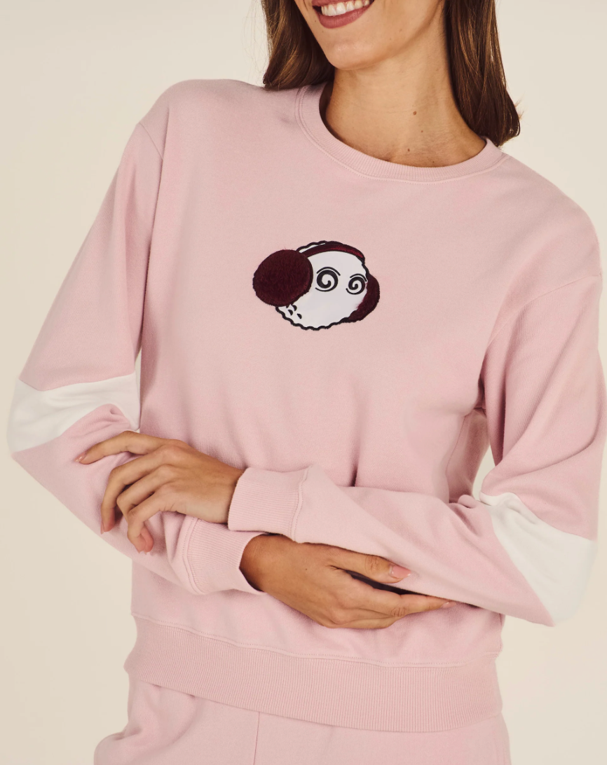 MALBON ADELINE APRES CREWNECK | CHALK PINK
