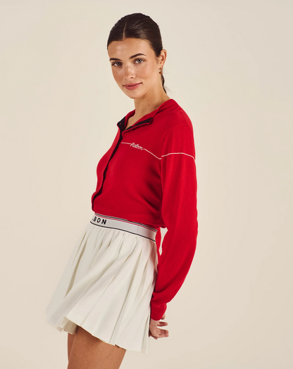 MALBON EVELYN SKIRT | OFF WHITE