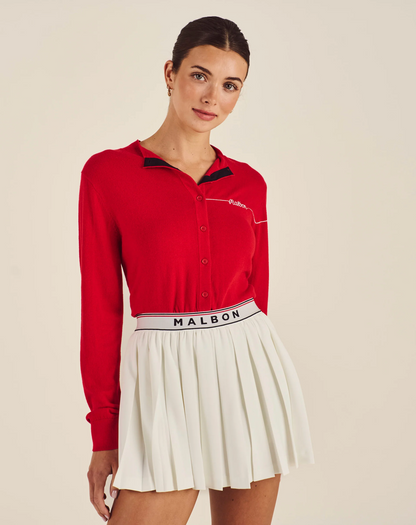 MALBON EVELYN SKIRT | OFF WHITE