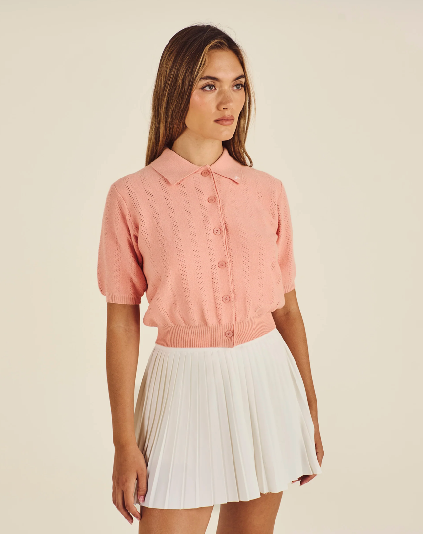 MALBON REN POLO | CORAL HAZE