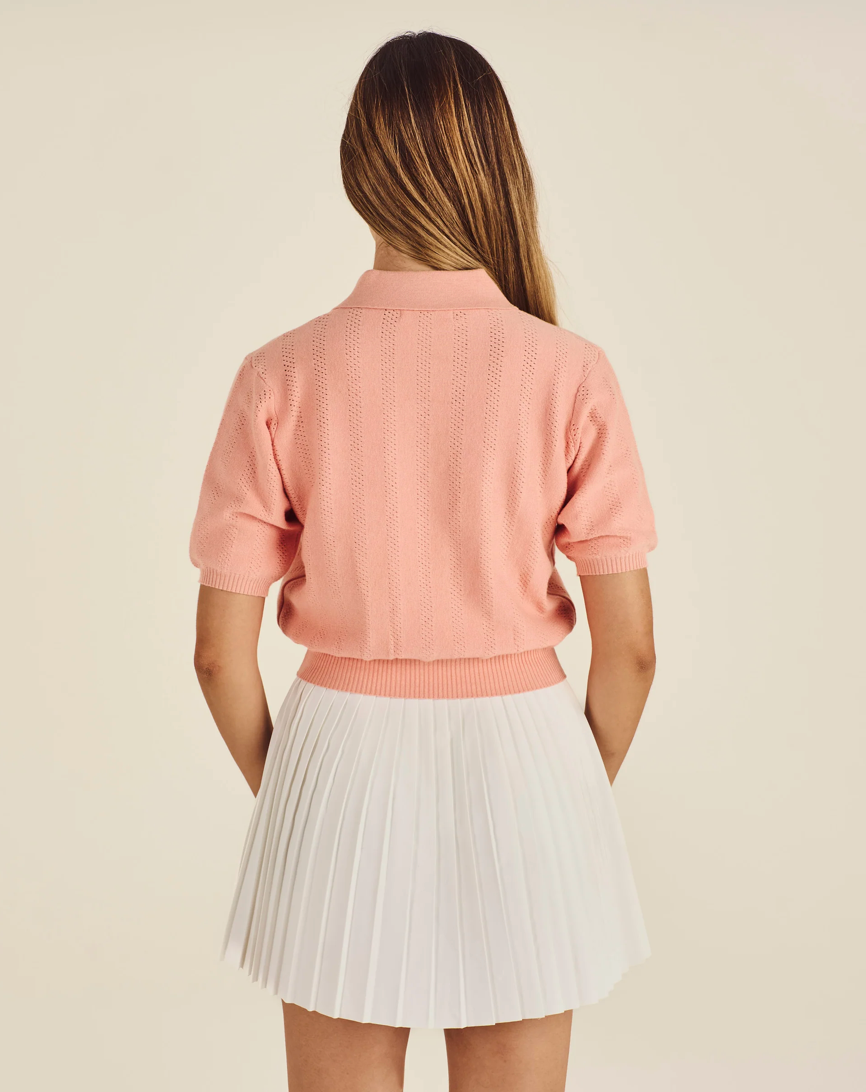 MALBON REN POLO | CORAL HAZE