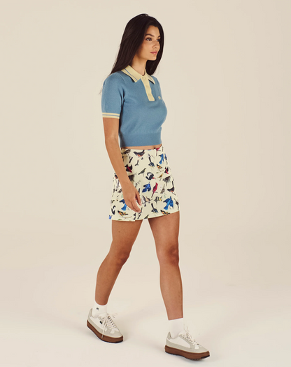 MALBON BIRDS OF GEORGIA ELLA SKIRT | BIRD PRINT