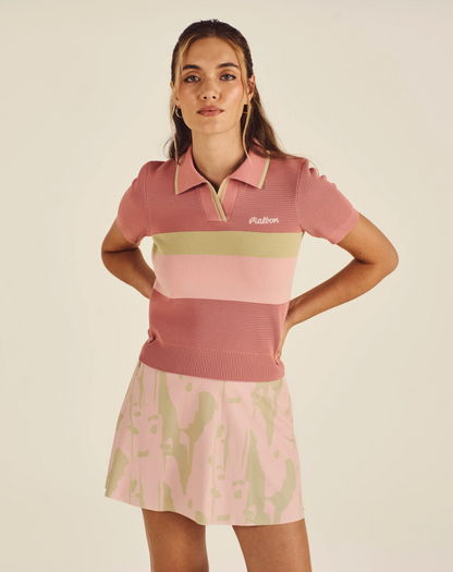 MALBON CARINA POLO | OLD ROSE
