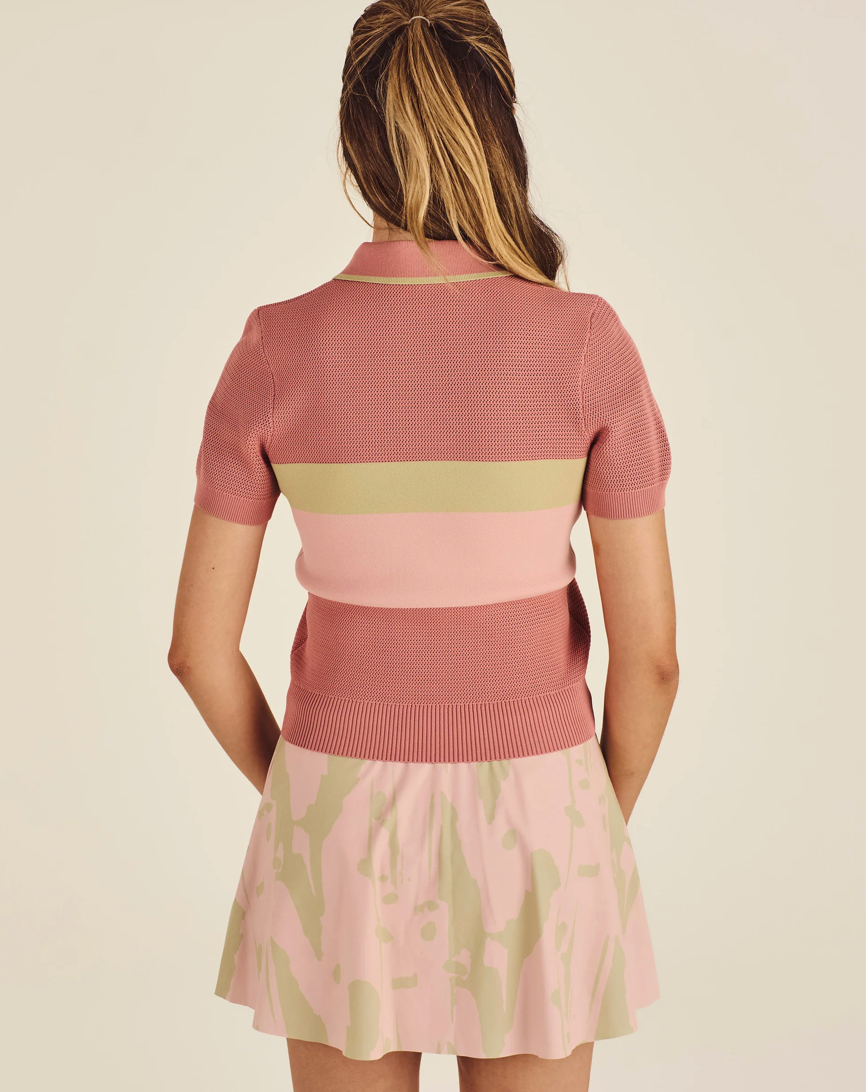 MALBON CARINA POLO | OLD ROSE
