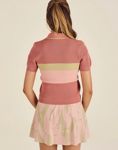 MALBON CARINA POLO | OLD ROSE