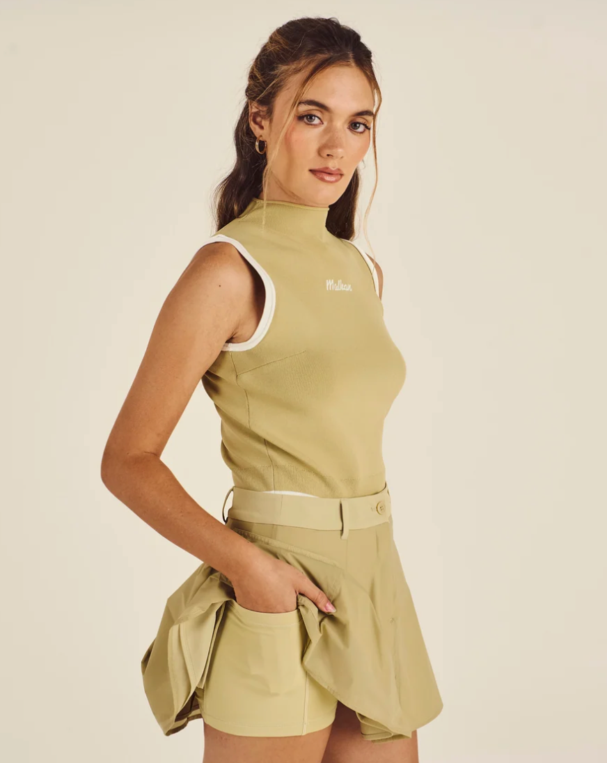 MALBON EMERY SKIRT | SAGE GREEN
