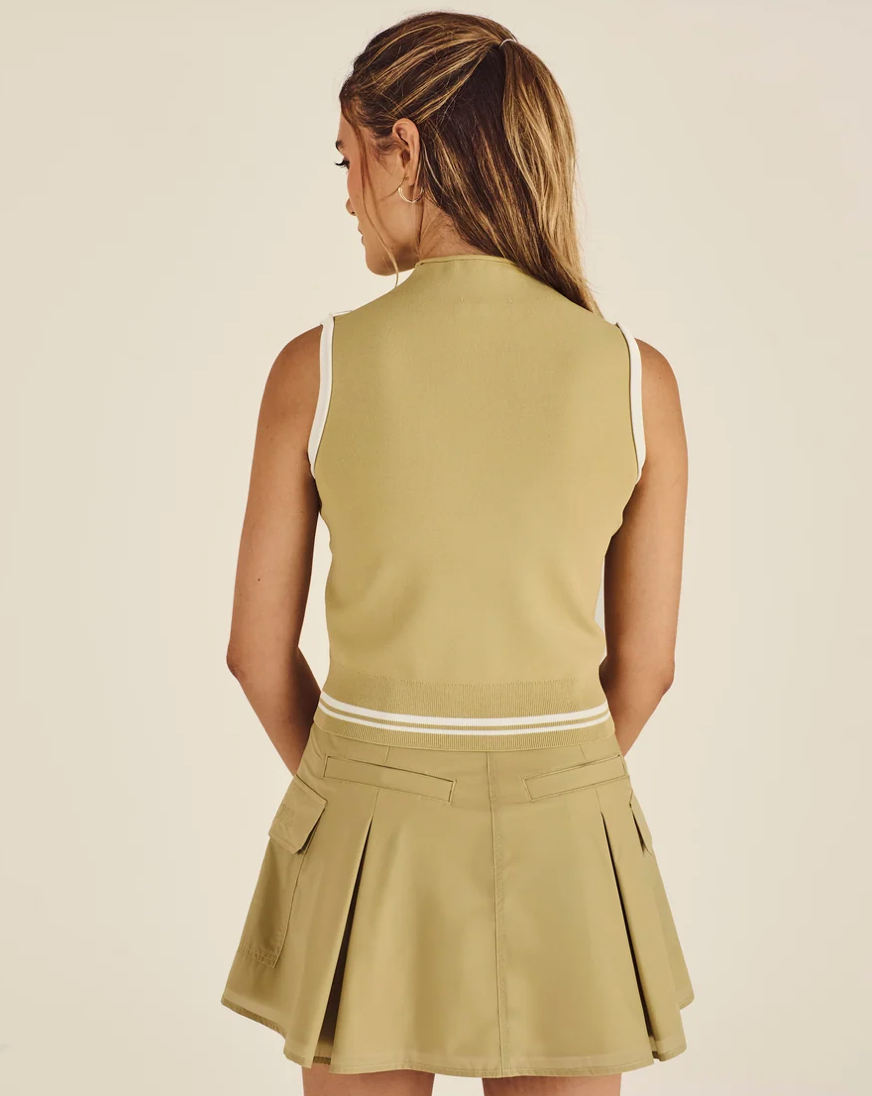 MALBON EMERY SKIRT | SAGE GREEN