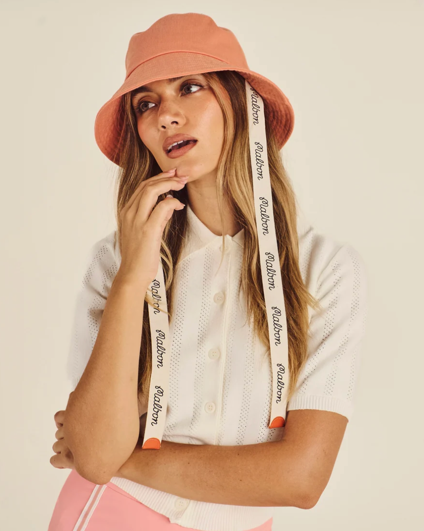 MALBON DENA BUCKET HAT | CORAL HAZE