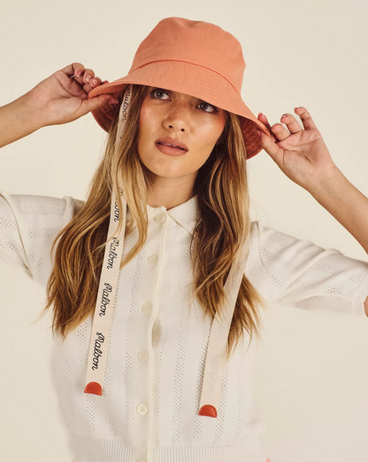 MALBON DENA BUCKET HAT | CORAL HAZE