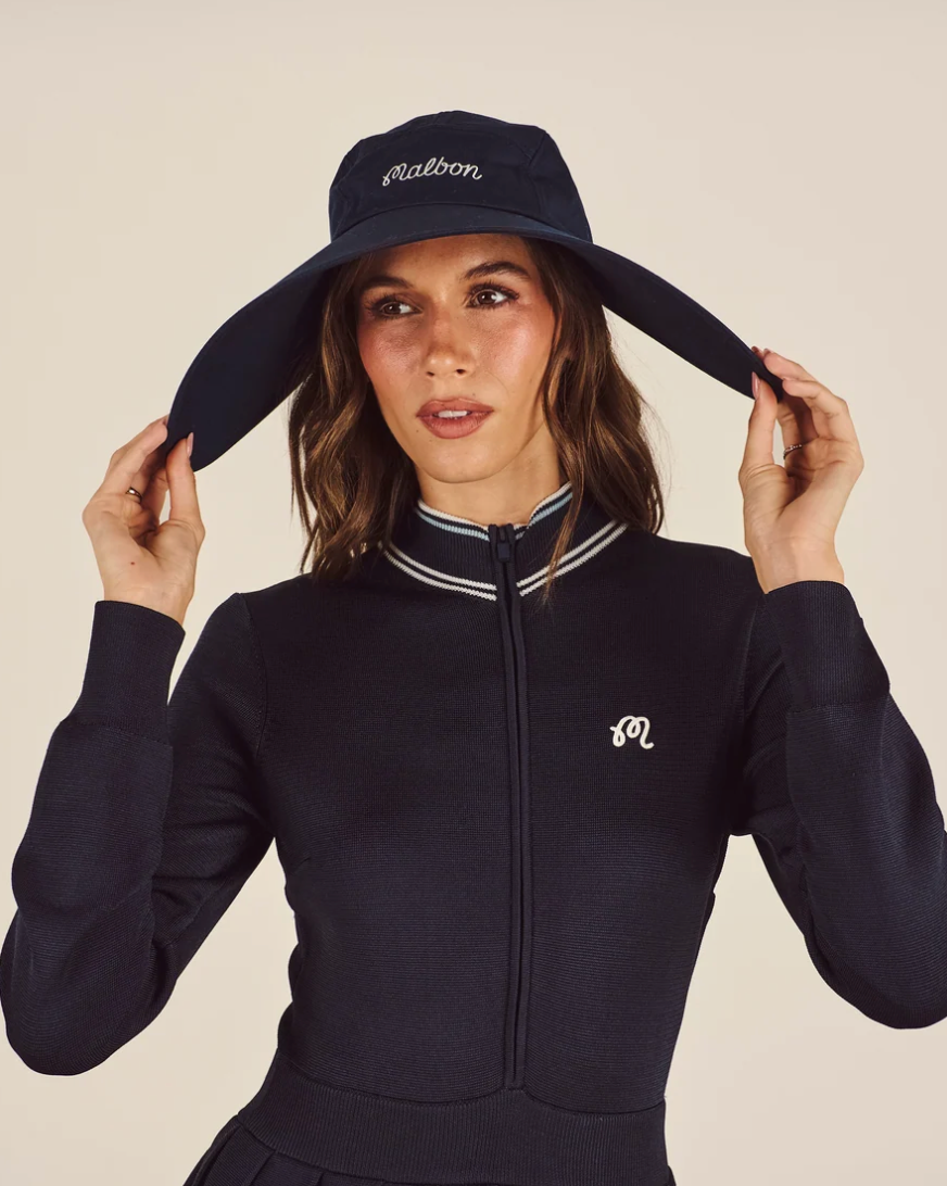 MALBON JO SUN HAT | BLUEBERRY