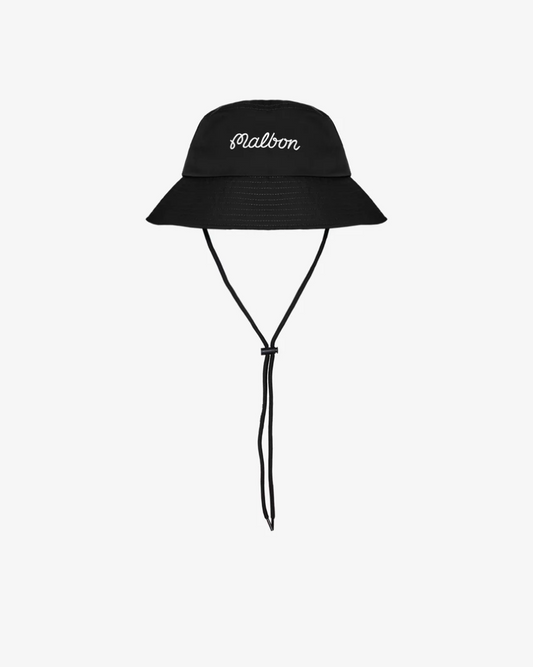 MALBON BUCKET HAT | BLACK