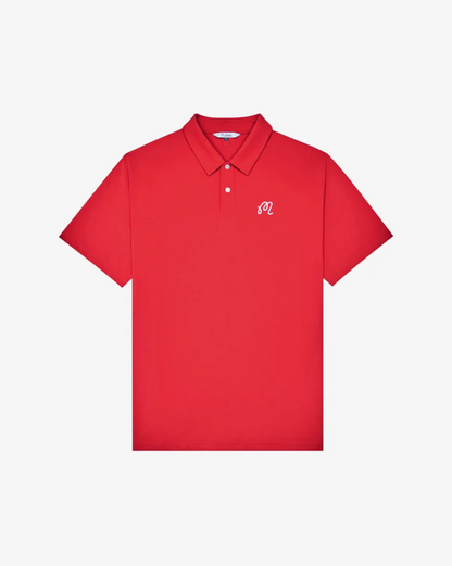 MALBON FAIRWAY POLO | SCARLET