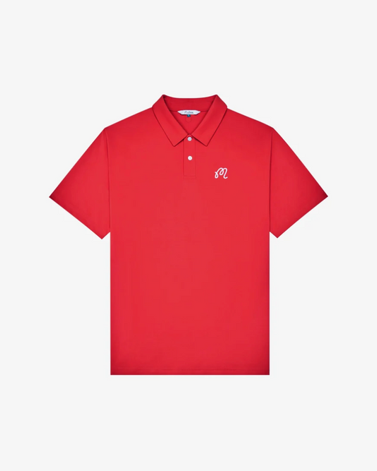 MALBON FAIRWAY POLO | SCARLET