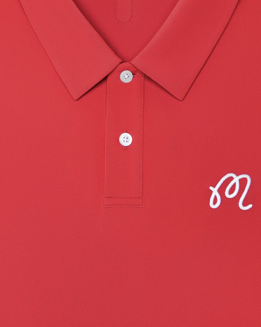 MALBON FAIRWAY POLO | SCARLET