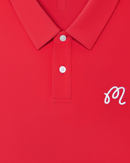 MALBON FAIRWAY POLO | SCARLET