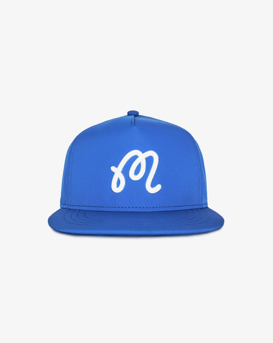 MALBON M CHAIN STITCH SNAPBACK | IMPERIAL BLUE