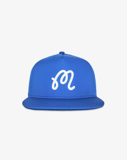 MALBON M CHAIN STITCH SNAPBACK | IMPERIAL BLUE
