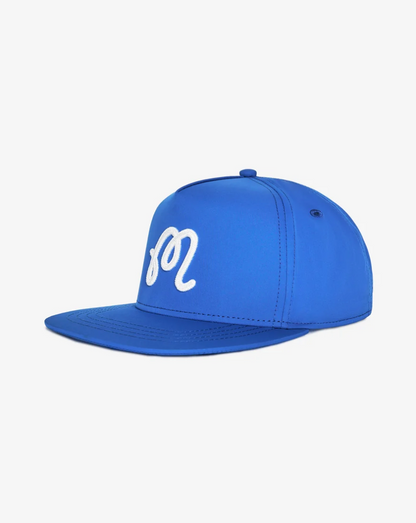 MALBON M CHAIN STITCH SNAPBACK | IMPERIAL BLUE