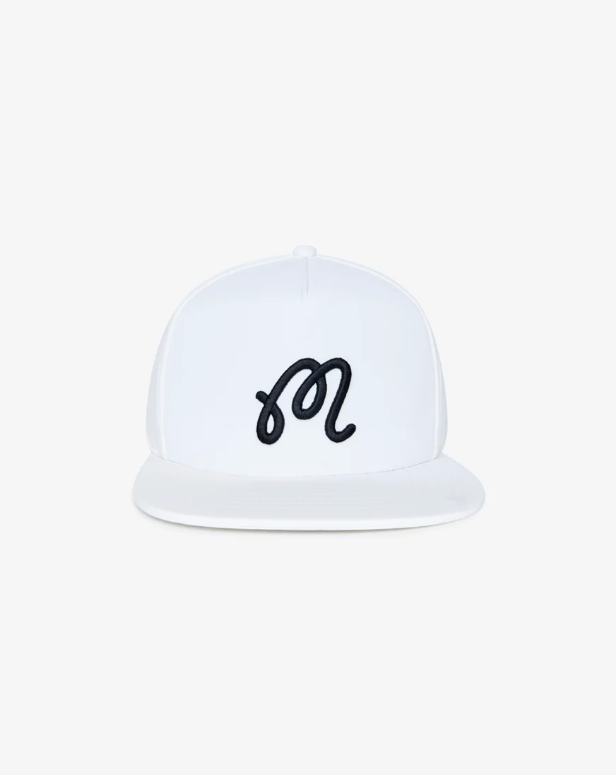 MALBON M SNAPBACK | WHITE