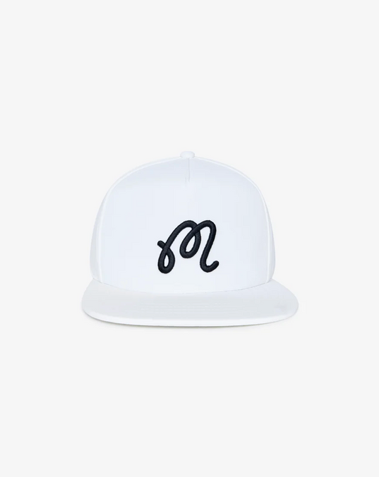 MALBON M SNAPBACK | WHITE