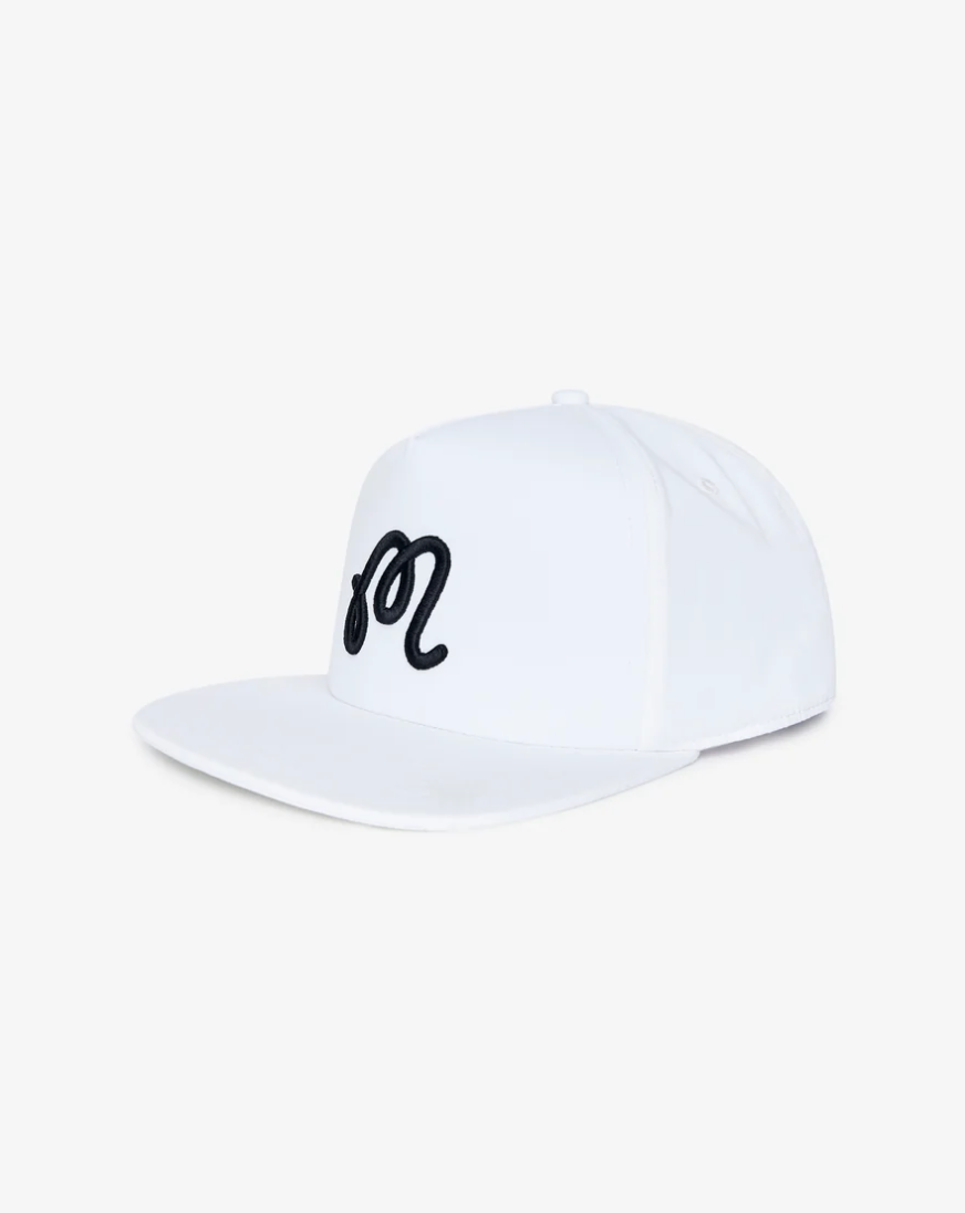 MALBON M SNAPBACK | WHITE