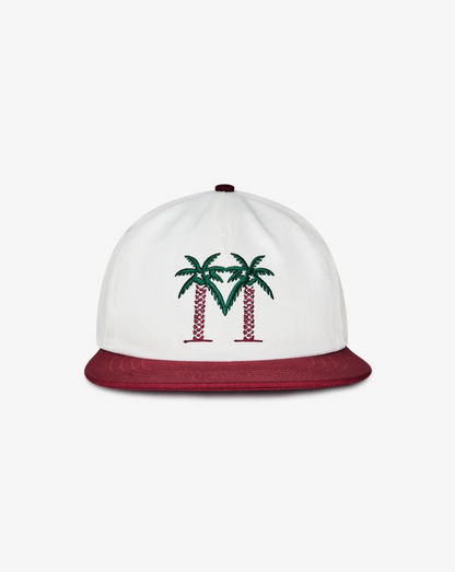 MALBON PALMA DRIVE SNAPBACK | WHISPER WHITE